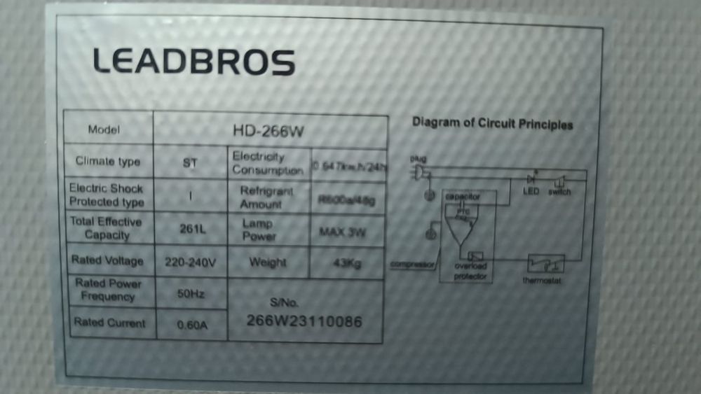 Холодильник leadbros