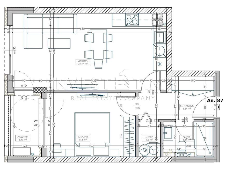 Продава се Двустаен апартамент в Варна, Младост 2 - 69 кв.м за 1522 €/кв.м - Снимка #1