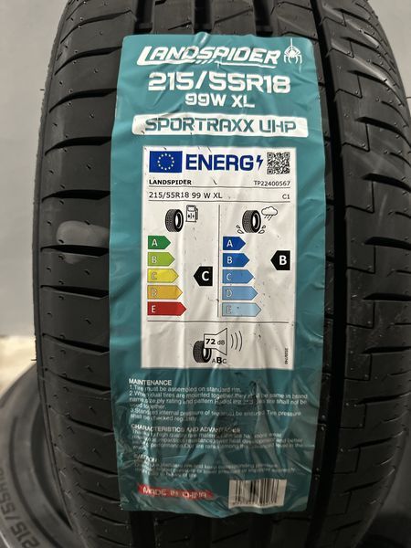 Нови летни гуми LANDSPIDER UHP 215/55R18 99W XL БОРД 2155518