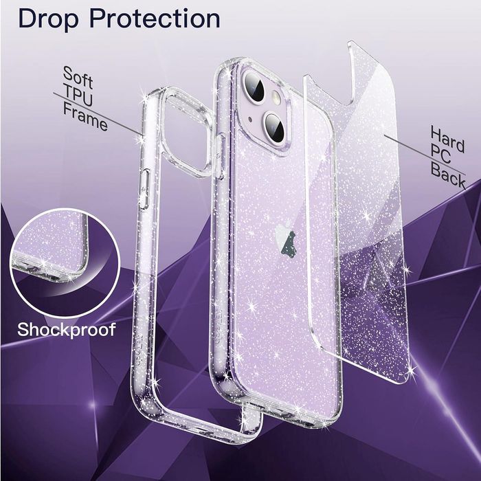 Блестящ Кейс Glitter Case за Apple iPhone 14