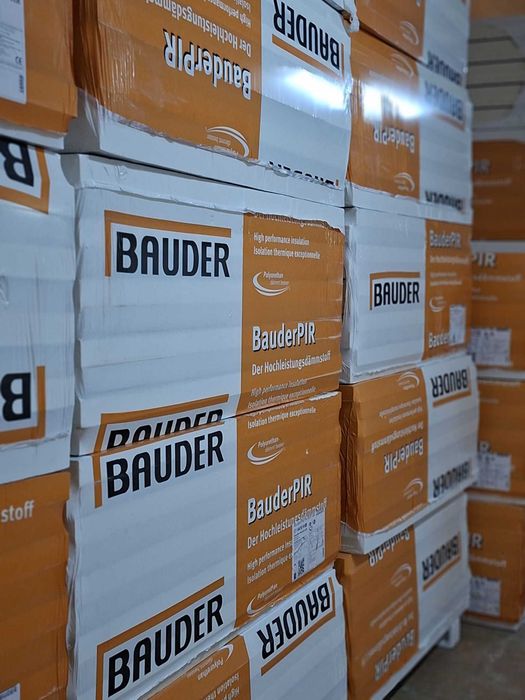 BAUDER Izolație PIR 30–140mm din stoc
