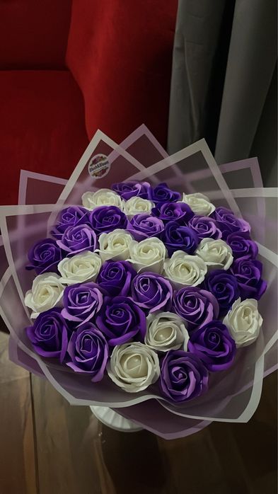 Buchet Trandafiri din Sapun parfumati