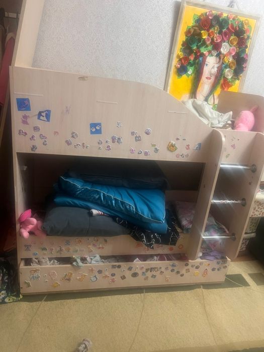 Детская кроватка 2х спальная