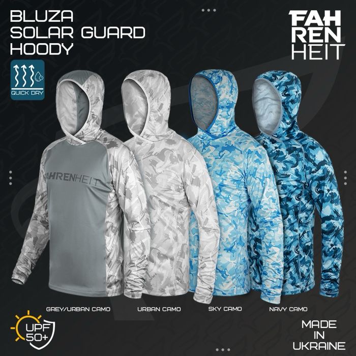 Bluza Hoody Sky Camo UPF50+