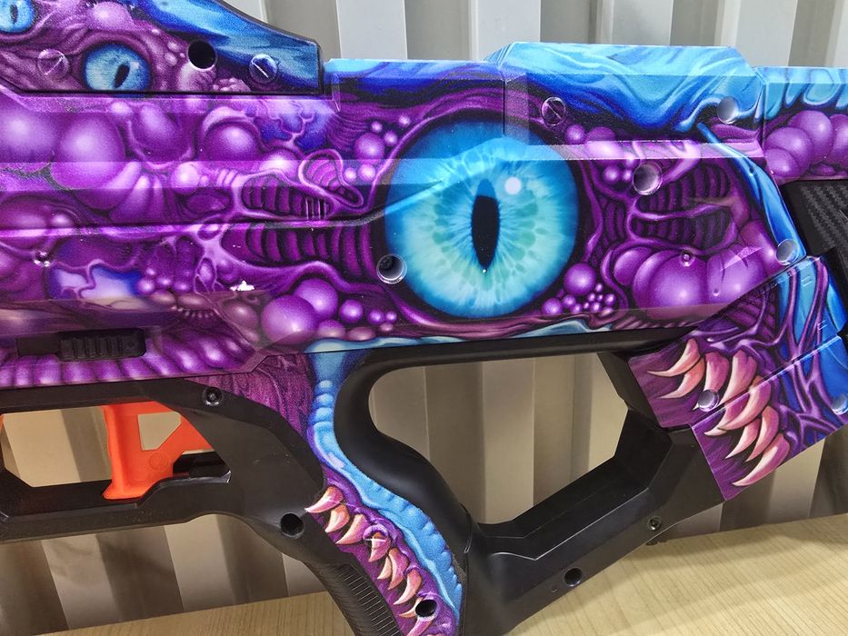 Бластер Zuru X Shot Skins - Enigma, с барабан