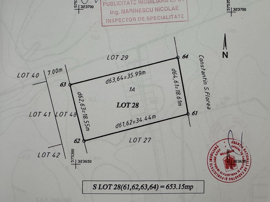 Lot 620 mp,teren Strada Uverturii, Domnesti,Curtea Domneasca.