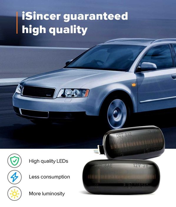 Мигачи Ауди ауди audi , лед мигачи, Плафони Audi A3 S3 8P A4 A6 S6