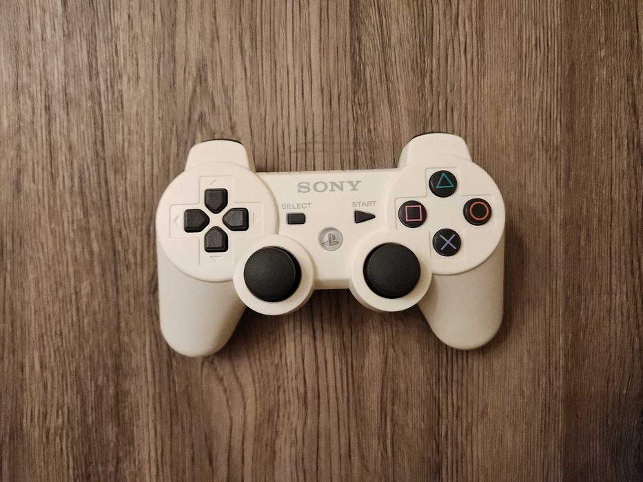 Controller (maneta) Dualshock 3 Ceramic White pt PlayStation 3 (PS3)