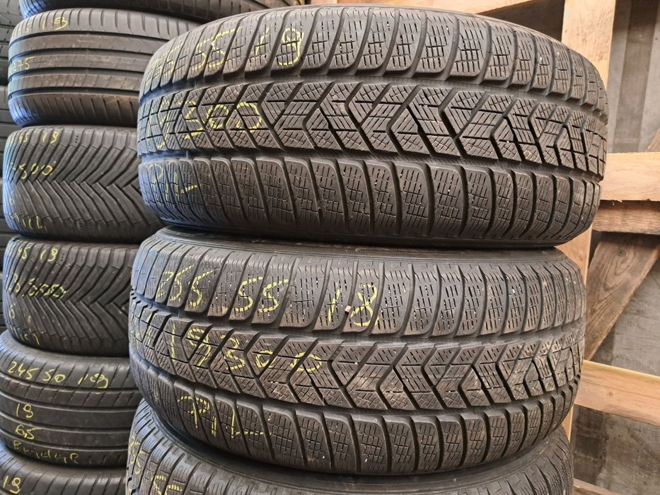 4 anvelope 255/55 R18 Pirelli runflat