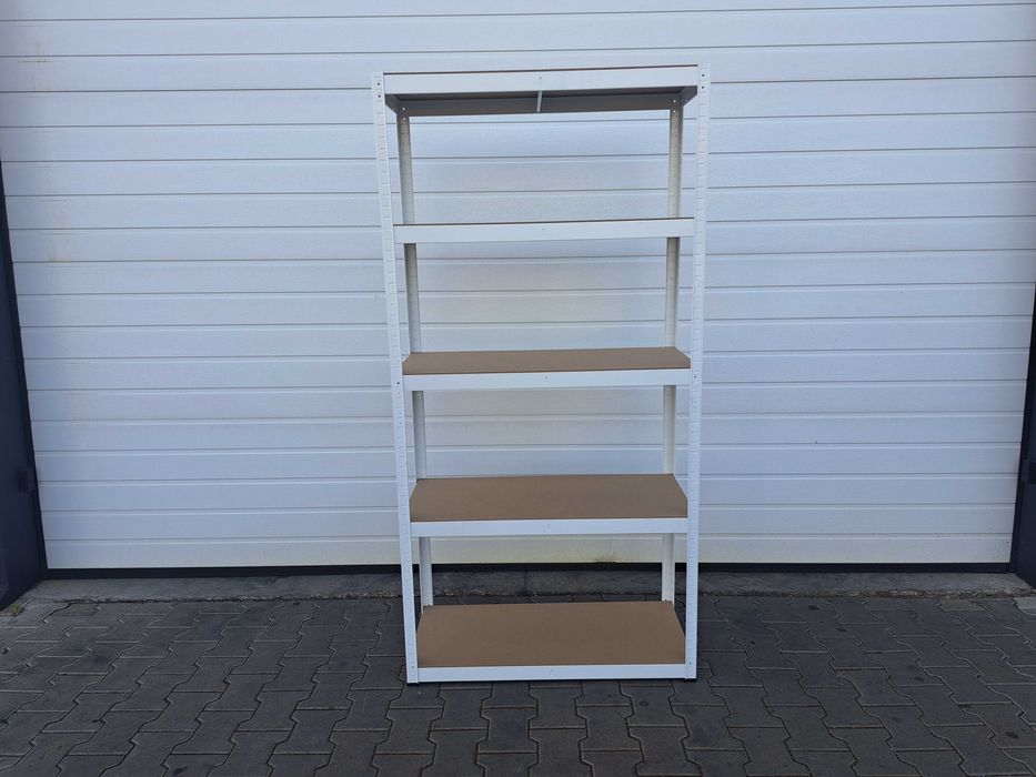 Бял/Син стелаж 180x90x40, 175кг | Черен/Бял стелаж 180x120x40, 100кг