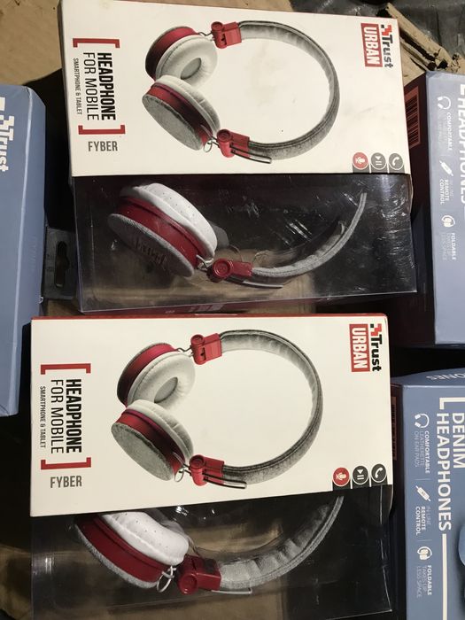 Casti Audio cu Fir Trust Urban-Denim Fyber Noi