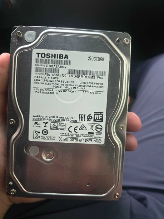 1 tb hard toshiba