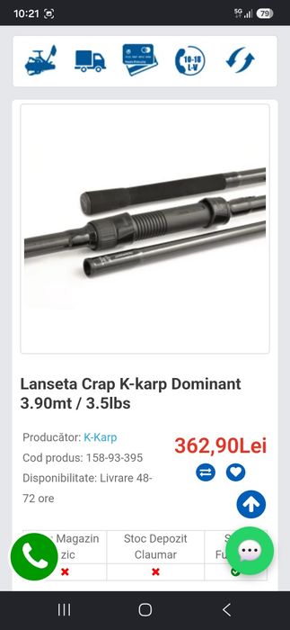 2 Lansete k karp 3.90