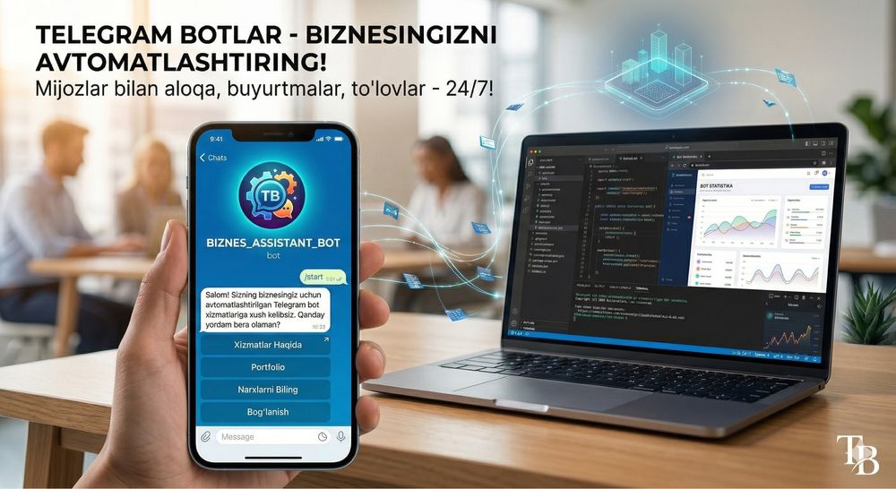 telegram bot yaratish. telegram web botlar