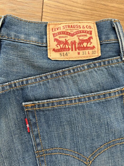 Levi's 514 Pantaloni de Bărbați din Jean în Croială Normală , Albastru