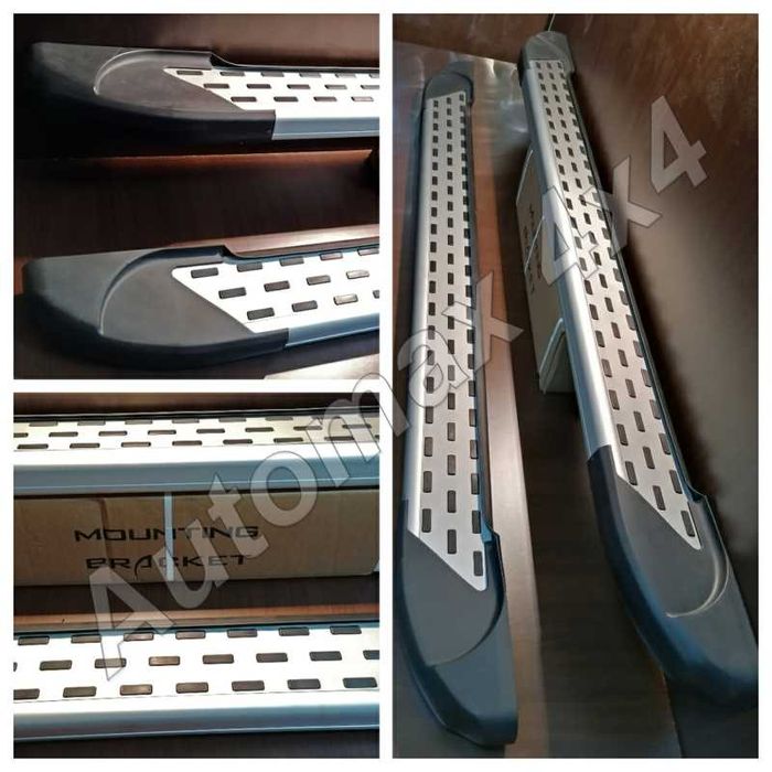 Praguri auto, trepte laterale din aluminiu