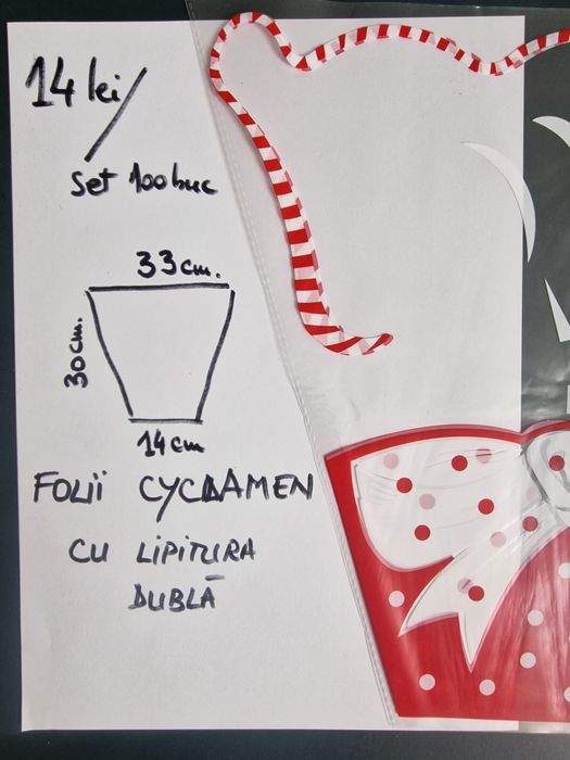 Folie zambile, cyclamen, primule