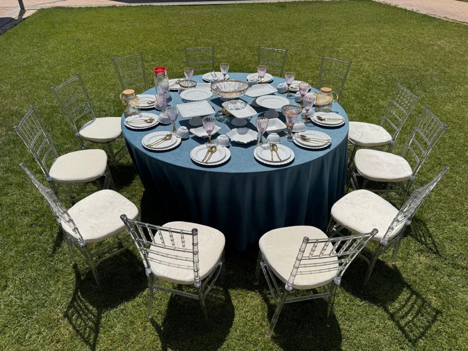 АРЕНДА/ПРОКАТ столы, стулья, и посуда