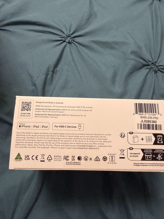 Lavaliere Rode wireless Pro