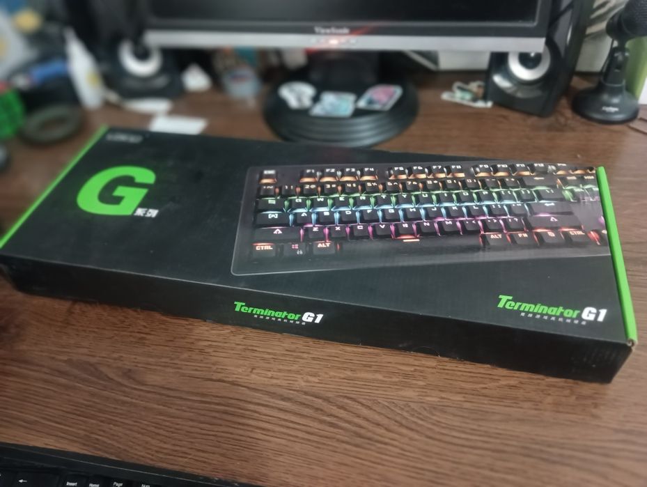 Механическая игровая клавиатура Terminator G1 с 12 режимоми подсветки