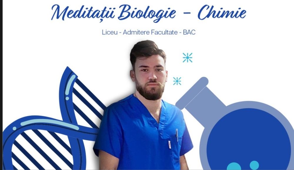 Meditatii chimie si biologie admitere medicina sau bac