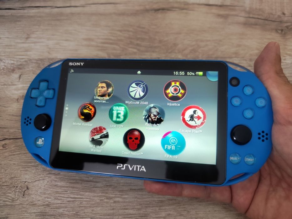 Ps vita 2000slim  синий