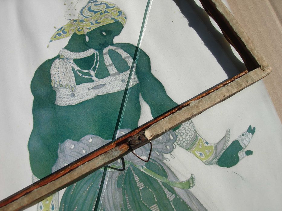 Хромолитография на Леон Бакст от 1920 те