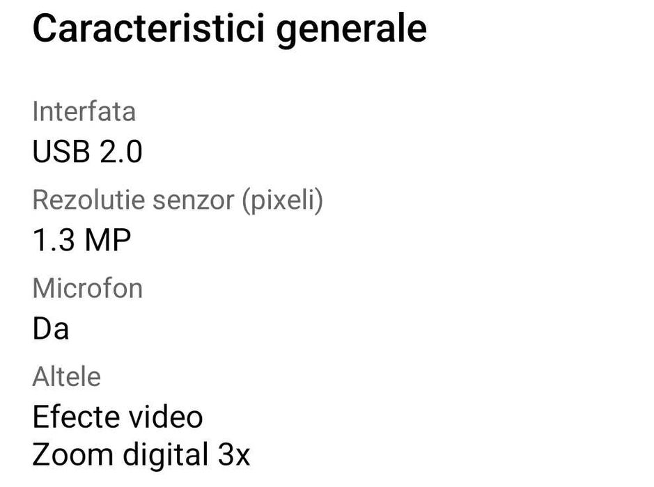 Camera web Microsoft VX 5000, webcam