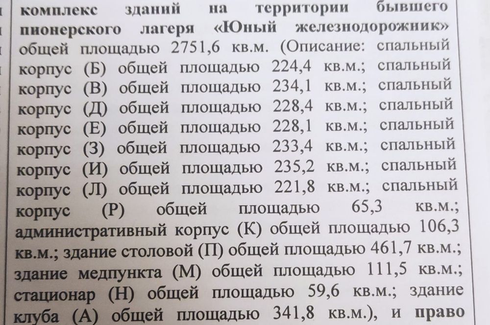 Продам базу отдыха