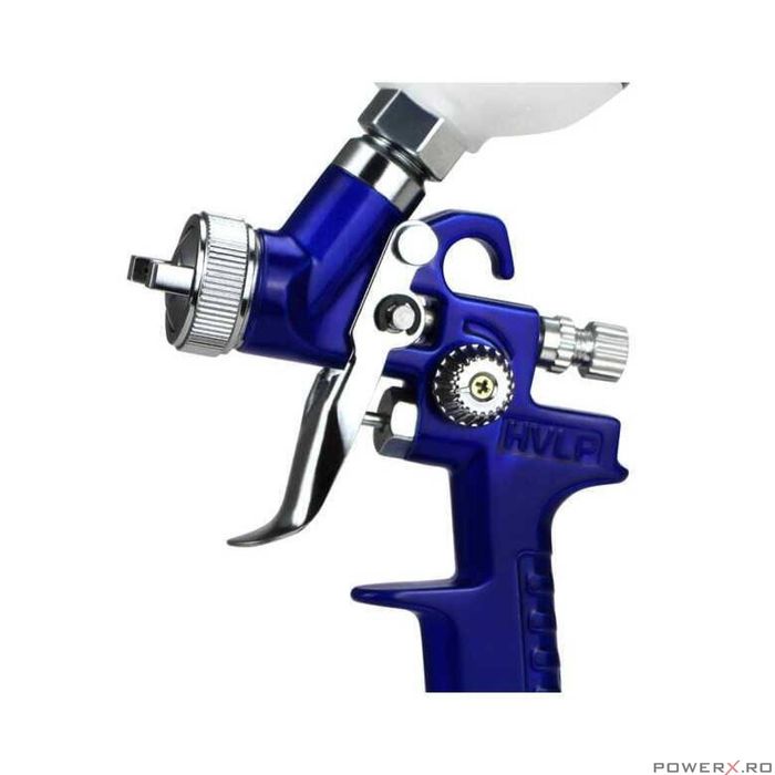 Pistol pentru vopsit pneumatic. duza 0.8 mm HVLP, capacitate 125 ml,