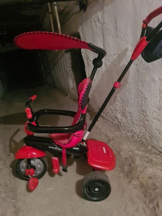 Tricicletă roșie SMARTRIKE