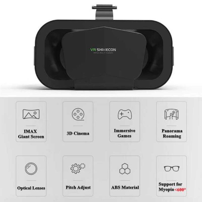 Очила за виртуална реалност VR Shinecon - 3D