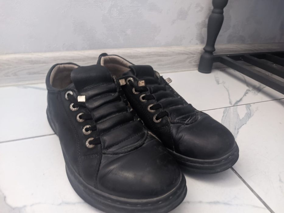 Кожанная обувь для мальчика