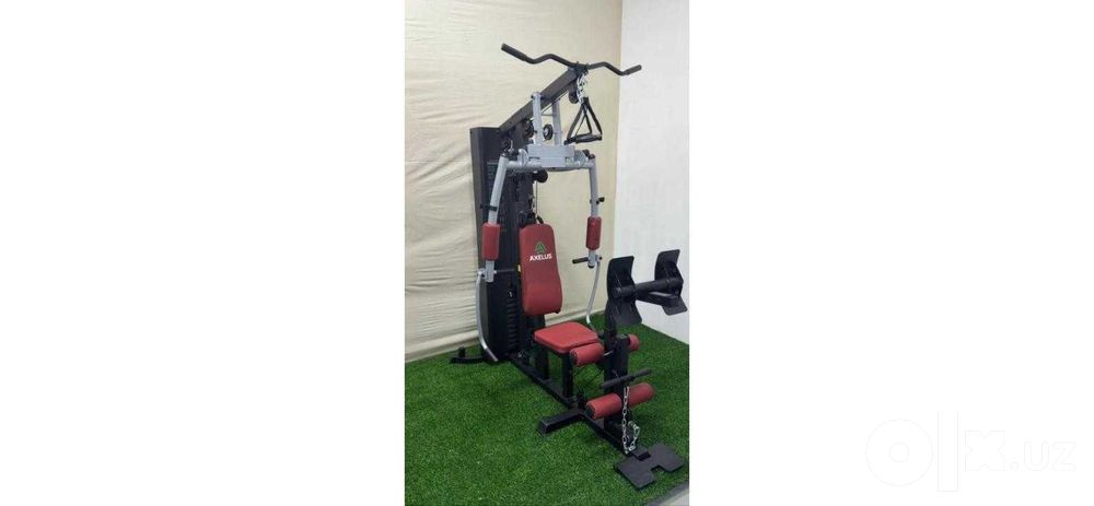 Силовой тренажёр AXELUS AX-7206, груз 45 кг, до 120 кг