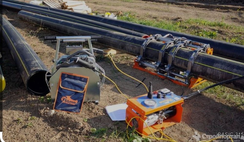 Производим пайку полиэтеленовых труб