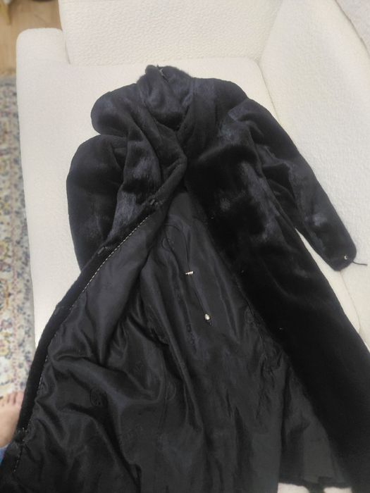 Стриженная норковая шуба