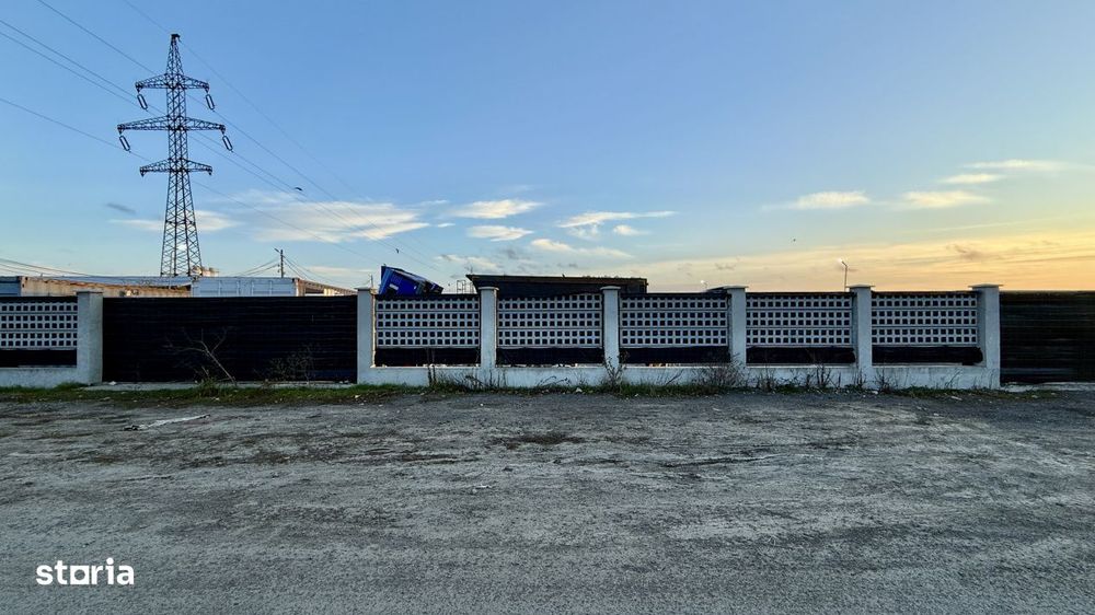 Teren industrial in Constanta 5000 mp cu PUD aprobat Hale AUTOSTRADA