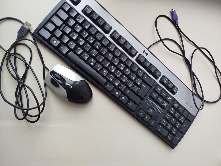 продам проводную клавиатуру и мышь!