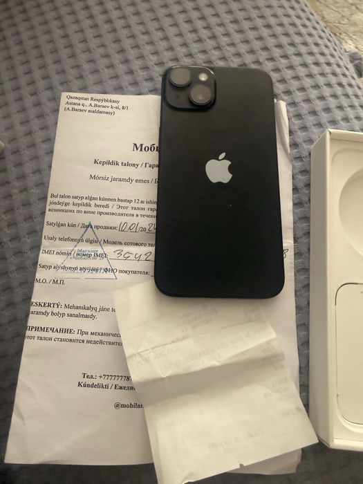 IPhone 14 midnight 128 в отличном состоянии