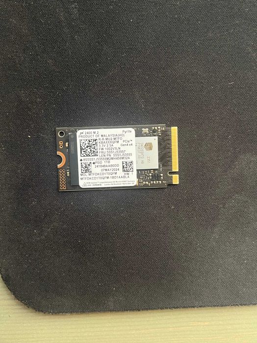 Micron 2400 1TB NVMe SSD M.2 2242 PCIe 4.0