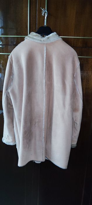 Дамско палто от еко кожа