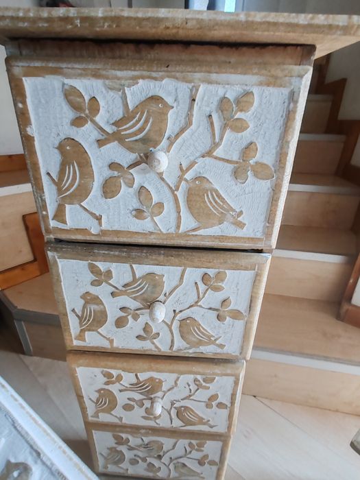 Set mobilier lemn decorat