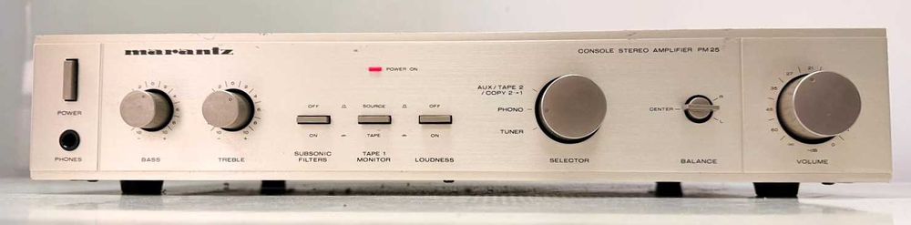 Marantz PM 25 Console Stereo Amplifier – Vintage Gold – Made in Japan – Champagne