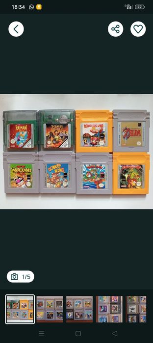 Vand mario si altele gb