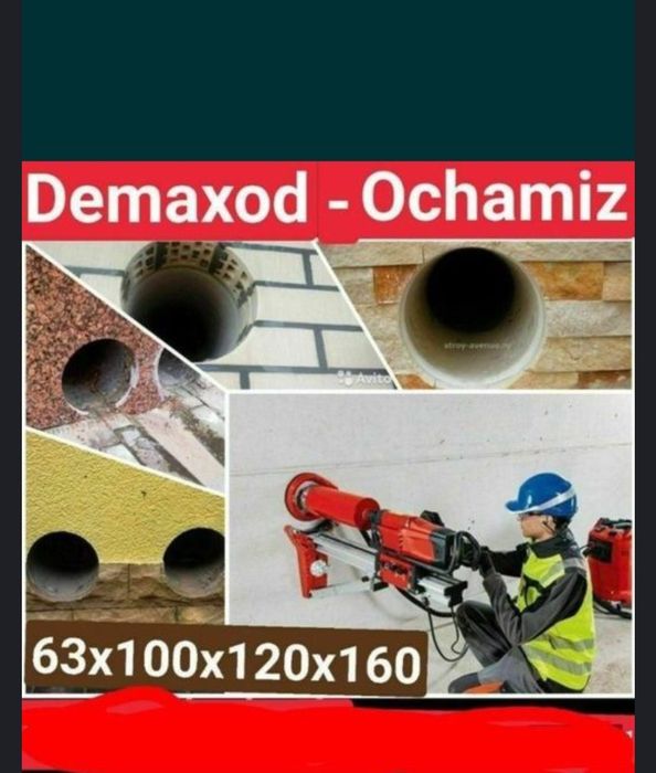 Услуга перфоратор алмазни резка алмазни бурени