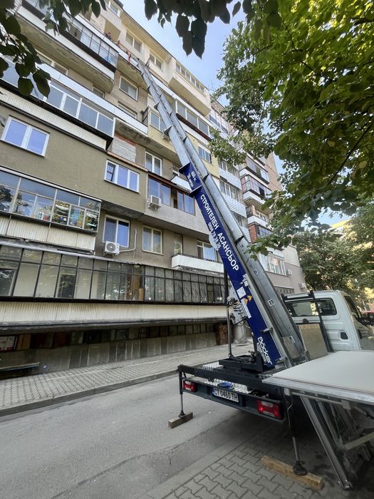 Мобилен асансьор.Хаспел под наем