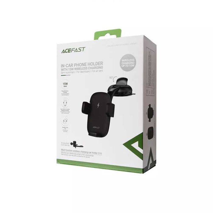 Acefast d10 беспроводная зарядка для телефона на машину