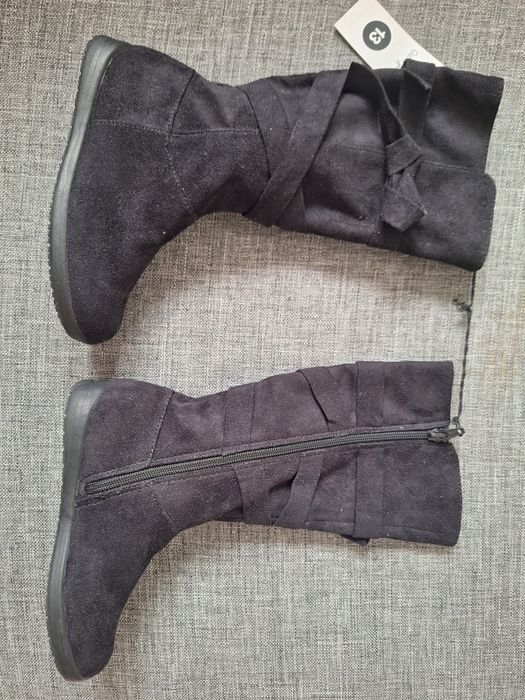 Боти Zara кожени за момиче, н-р 30