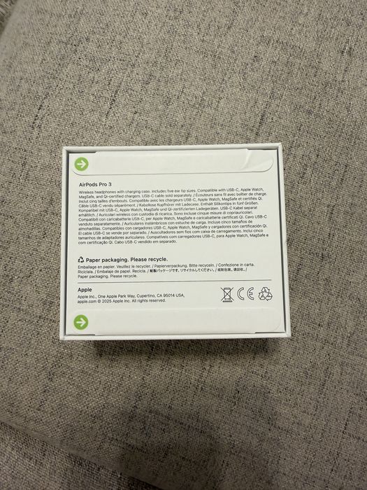 Airpods Pro 3 (2025), noi, sigilate, factura/garantie 2 ani emag