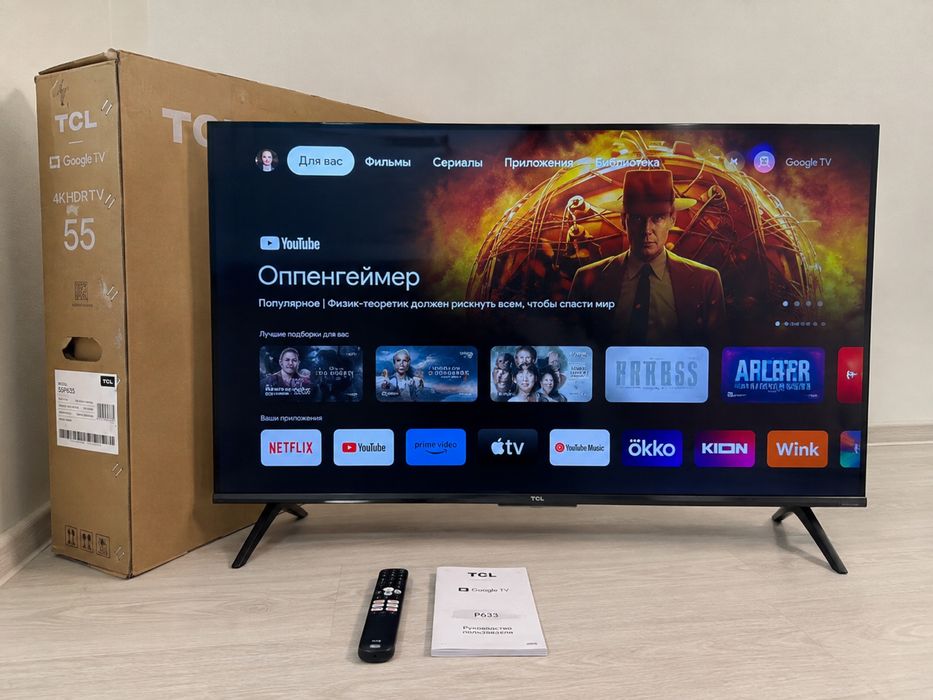 ‼️ Телевизор TCL 55” 4K Ultra HD Google TV ‼️